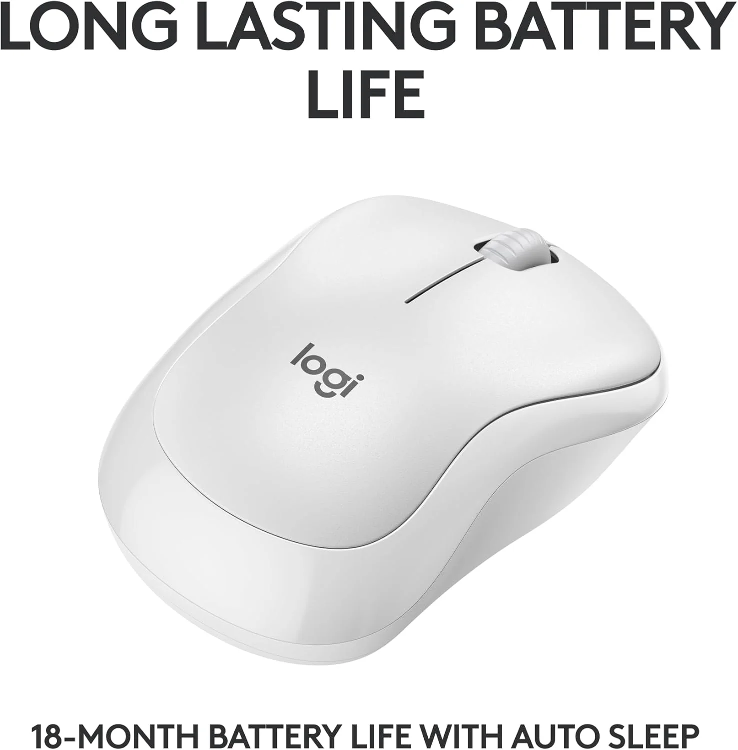 LOGITECH M240 SILENT BLUETOOTH MOUSE - OFF WHITE LOGITECH — view 2