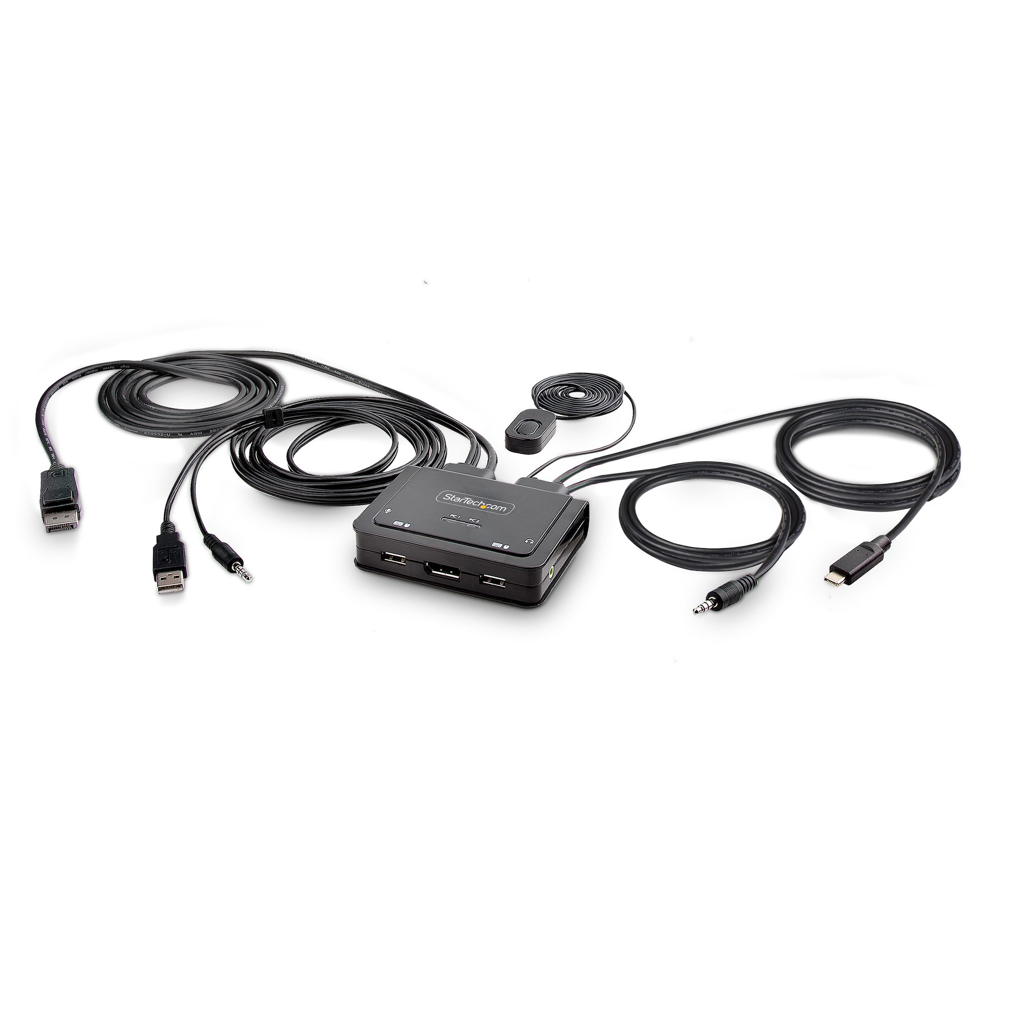 StarTech.com 2-PORT HYBRID CABLE KVM SWITCH 4K DP StarTech.com — view 2