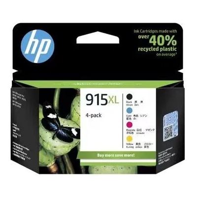 HP 915XL CMYK INK CARTRIDGE COMBO 4-PACK HP — view 2