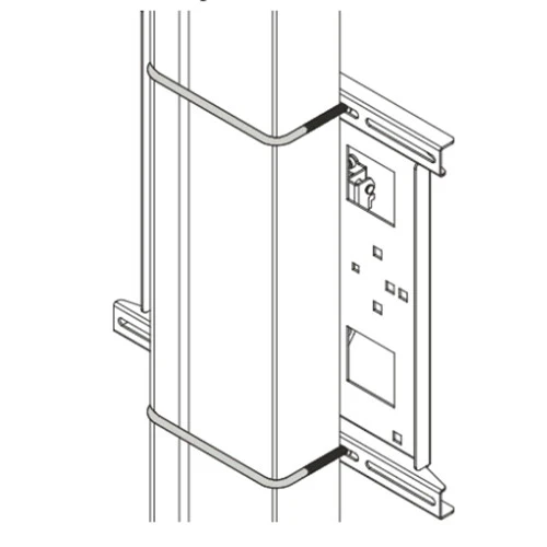 AV Supply Group 8in Square U-Bolts AV Supply Group — view 2