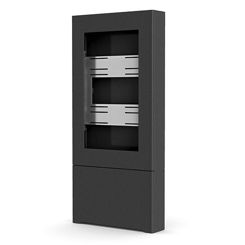 AV Supply Group 49in PORTRAIT FLOOR KIOSK BLACK AV Supply Group — view 2
