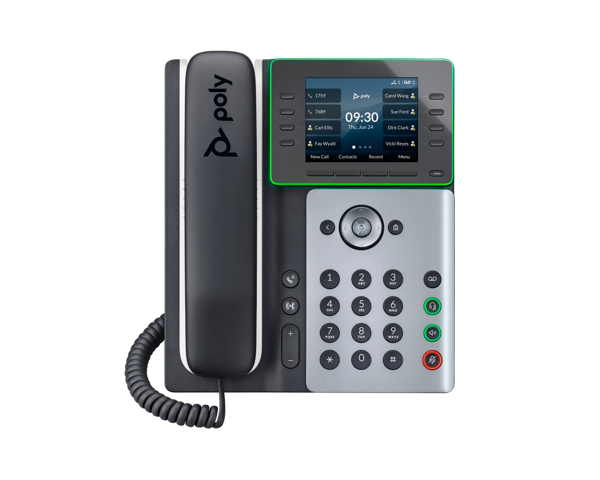 HP Poly Edge E350 IP PH PoE-e HP — view 2