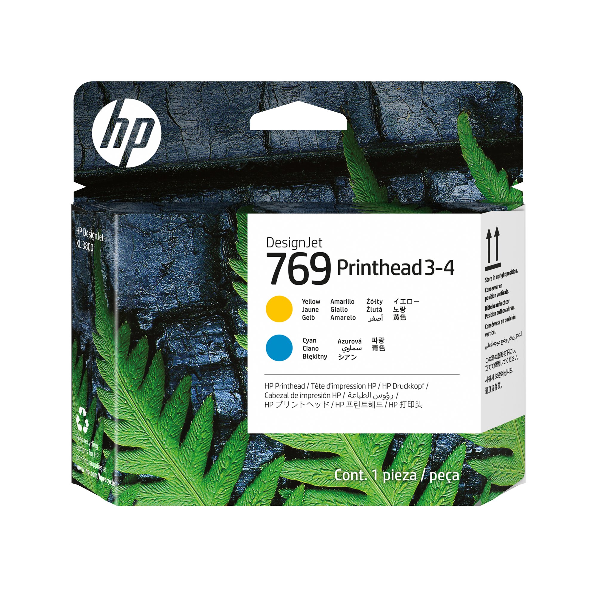 HP 769 Yellow Cyan 3-4 DesignJet Printhead HP — view 2