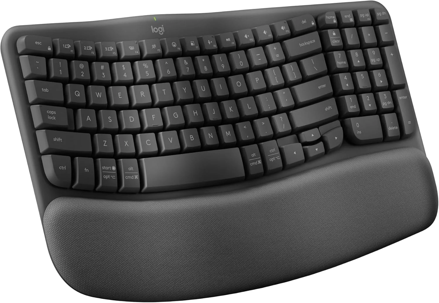 LOGITECH WAVE KEYS FOR BUSINESS ERGO KB -GRAPHITE LOGITECH — view 2