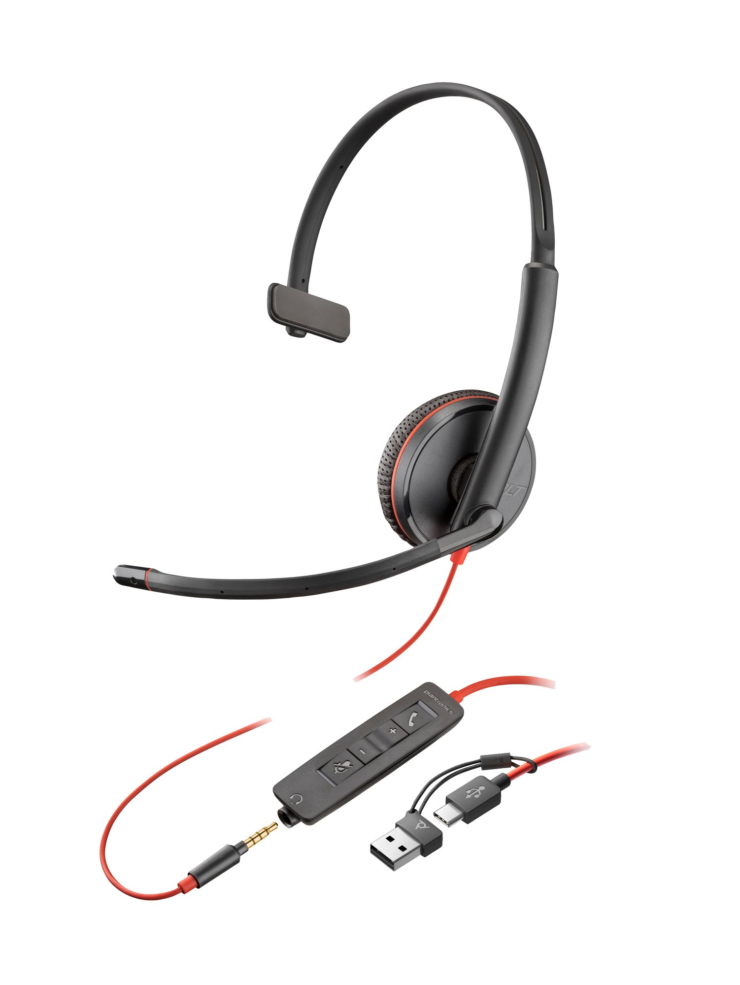 HP Poly BW 3215 USB-C HS +3.5mmP +USB-C/A HP — view 2