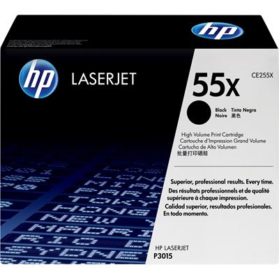HP 55X BLACK LJ CART (WB) CE255XC HP — view 2