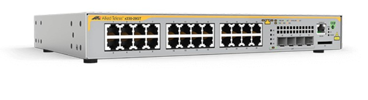 ALLIED TELESIS L2+ switch with 24 x 10/100/1000T ports ALLIED TELESIS — view 2