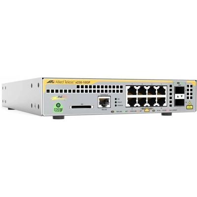 ALLIED TELESIS L2+ switch with 8 x 10/100/1000T PoE por ALLIED TELESIS — view 2
