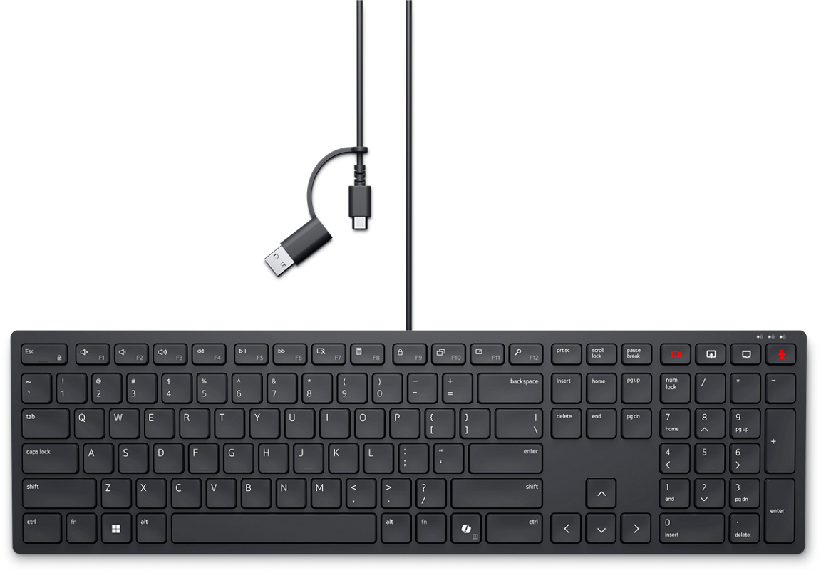 DELL COLLAB KEYBOARD KB525C USB A/C DELL — view 1
