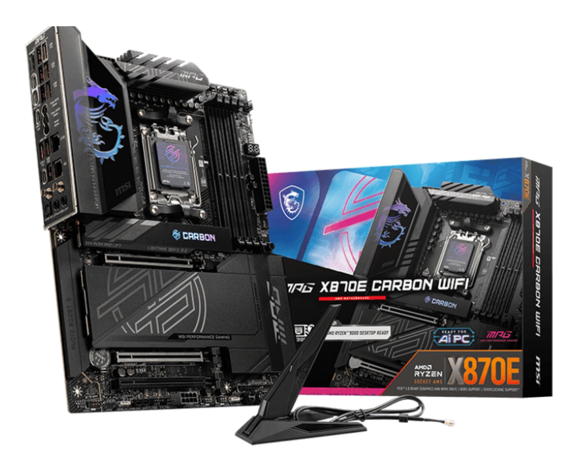 MSI MPG X870E CARBON WIFI MSI — view 2