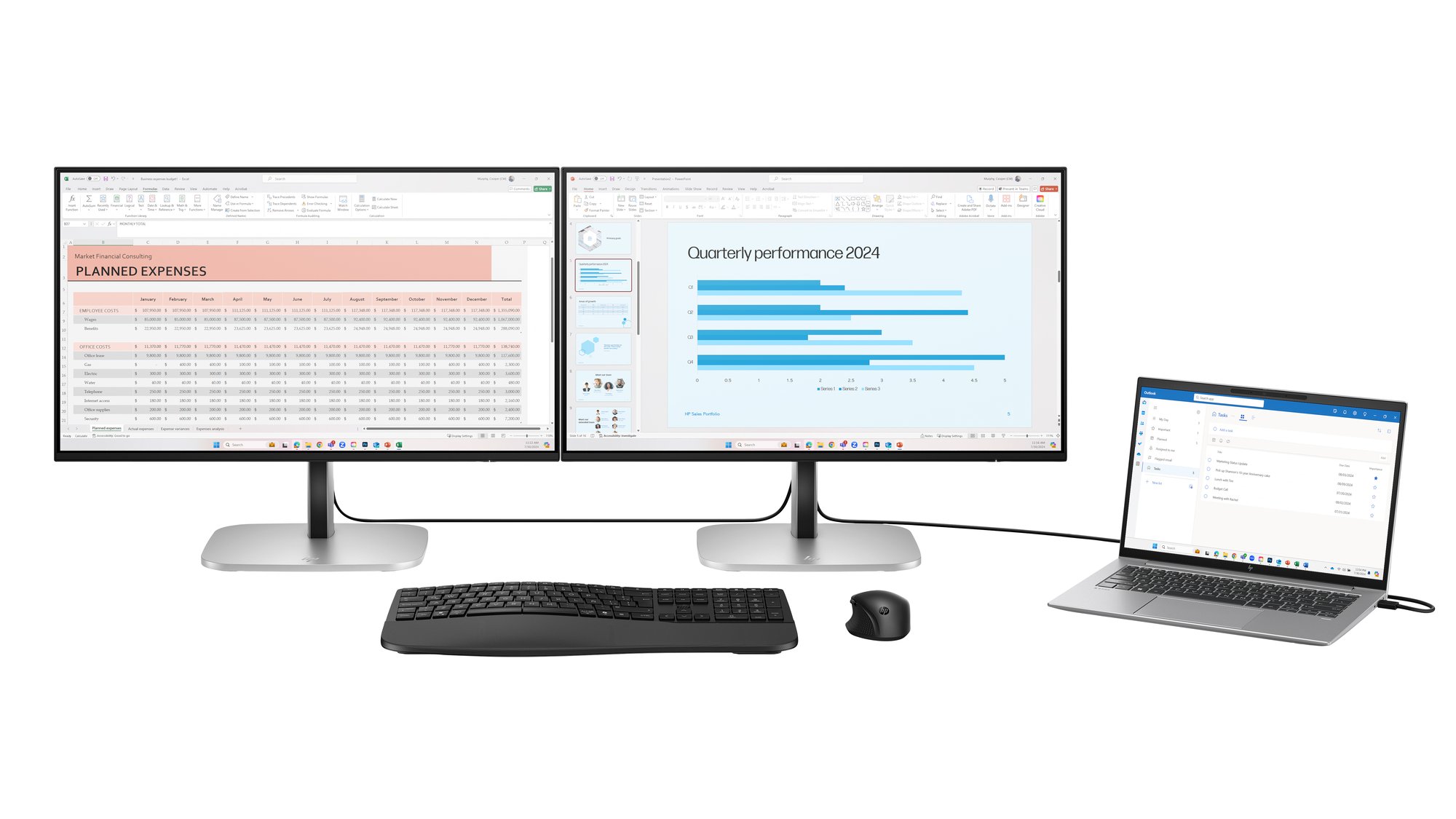 HP S5 Pro 23.8IN FHD 524pu USB-C Monitor HP — view 2