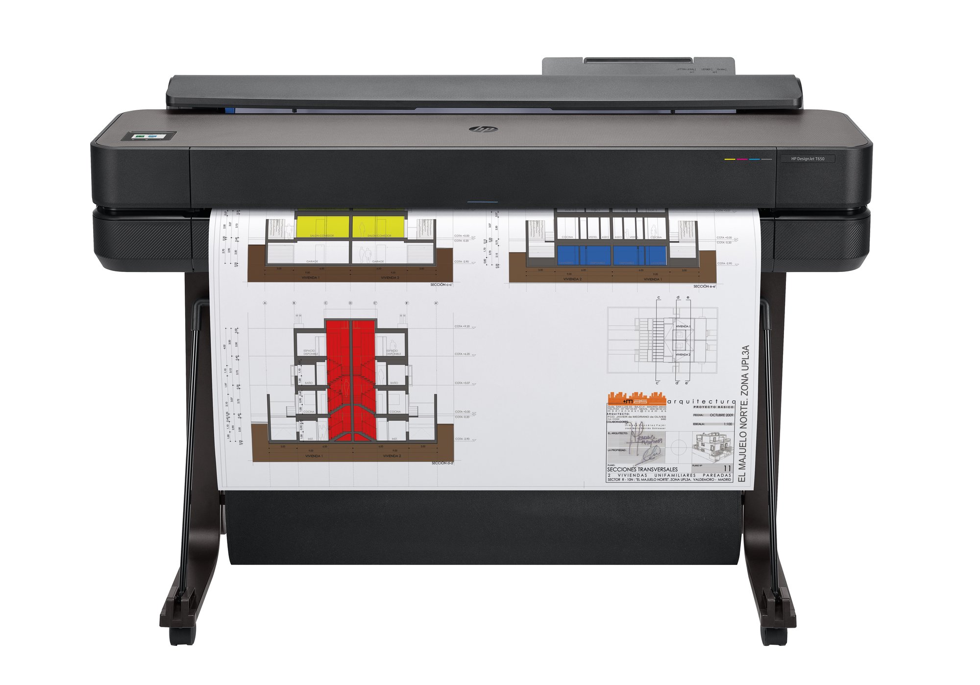 HP DesignJet T650 36-in Printer HP — view 2