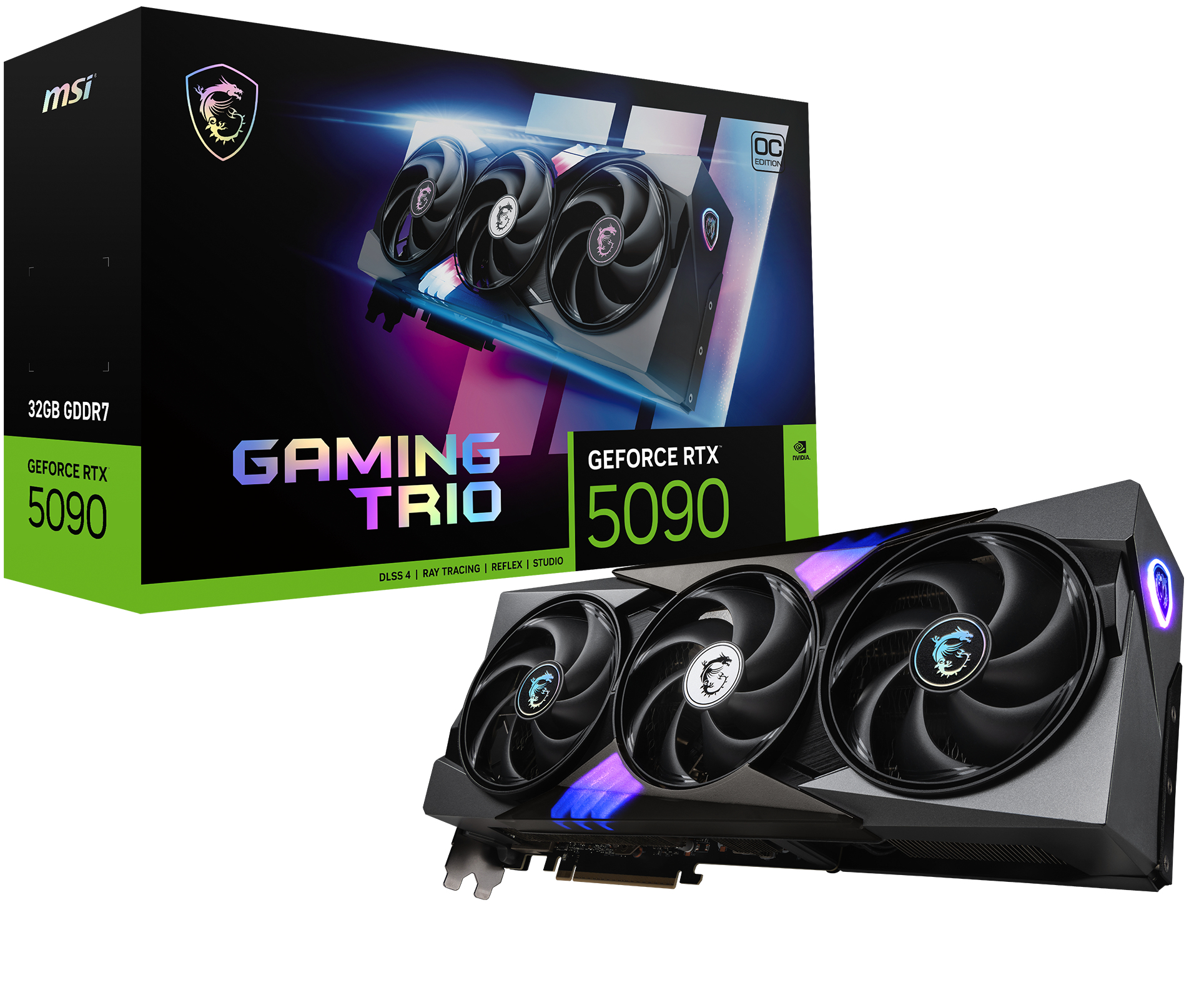 MSI GEFORCE RTX 5090 32G GAMING TRIO OC MSI — view 2