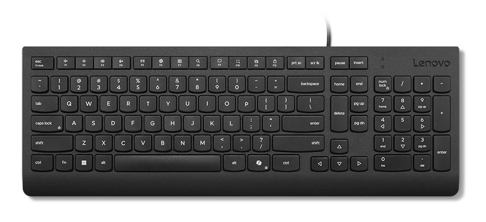 Lenovo Essential Wired Keyboard (Black) LENOVO — view 2