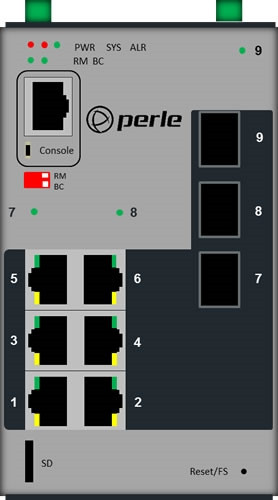 PERLE IDS-509-3SFPXT Ethernet Switch PERLE — view 2