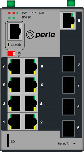 PERLE IDS-509CPP Ethernet Switch PERLE — view 2