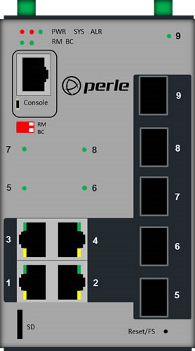 PERLE IDS-509-5SFPXT Ethernet Switch PERLE — view 2