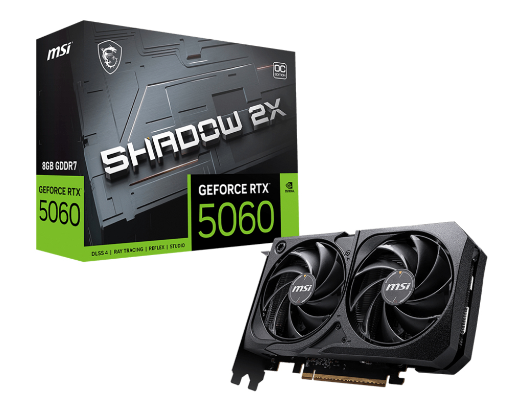 MSI GeForce RTX 5060 8G SHADOW 2X OC MSI — view 2