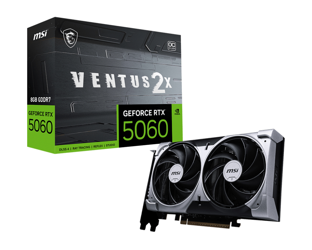 MSI GeForce RTX 5060 8G VENTUS 2X OC MSI — view 2