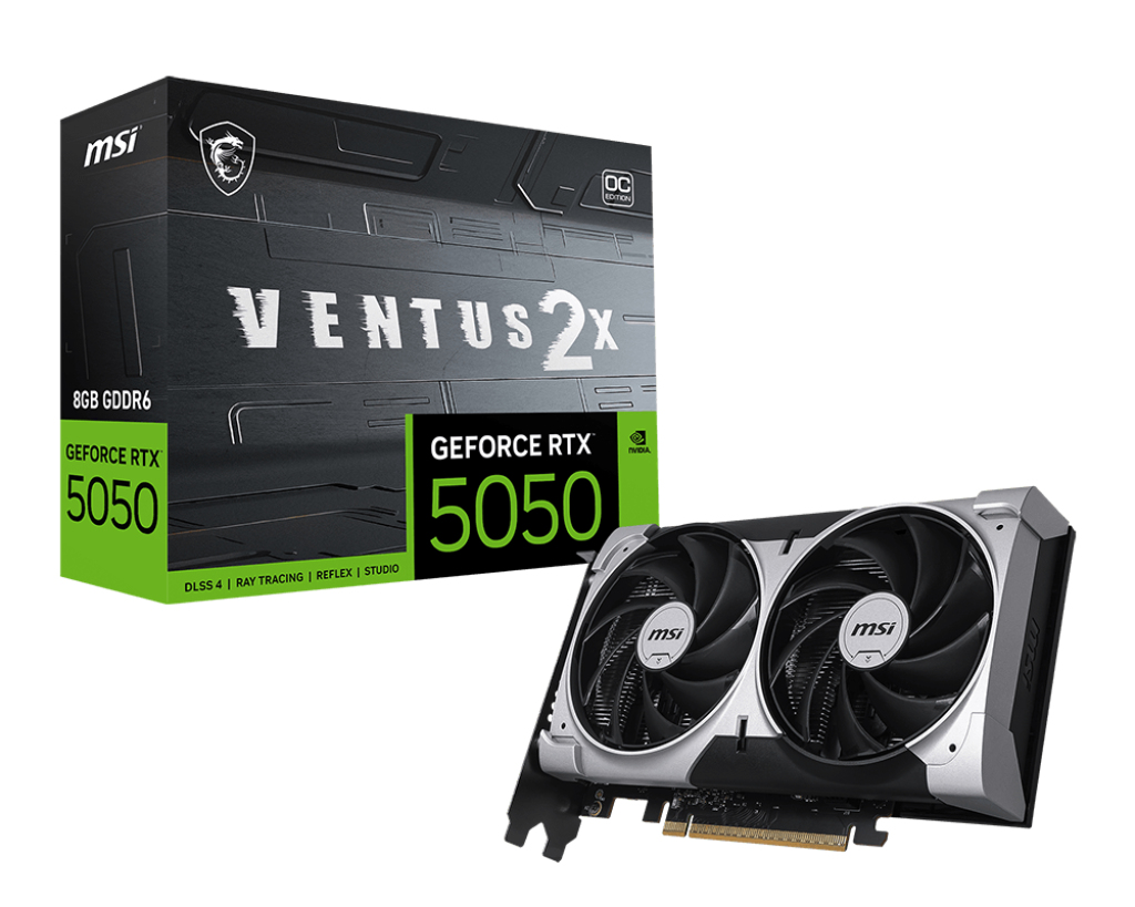 MSI GeForce RTX 5050 8G VENTUS 2X OC MSI — view 2