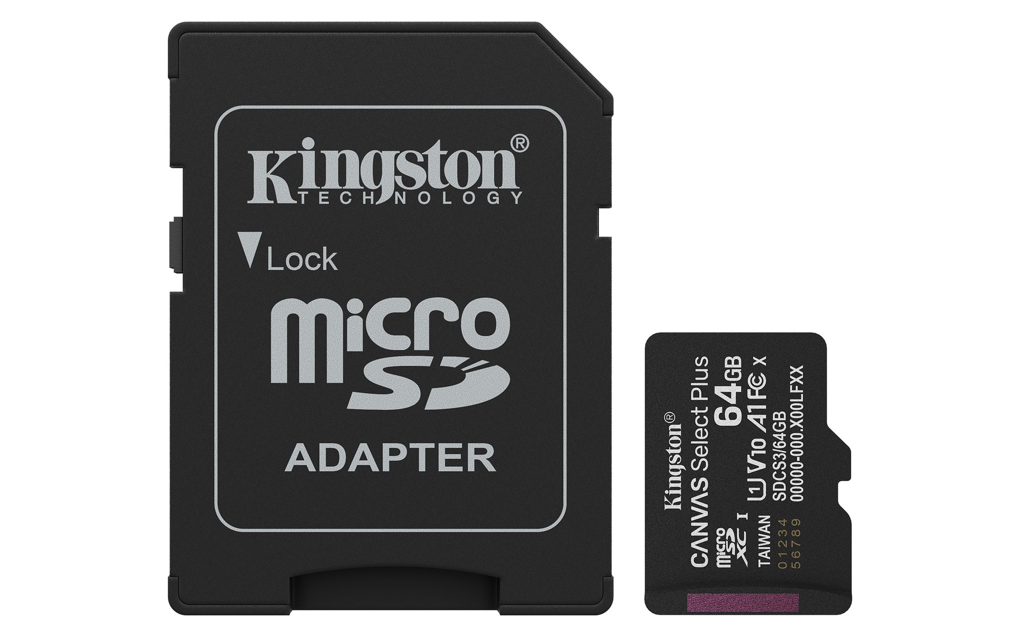 KINGSTON 64GB microSDXC Canvas Select+ Gen3 100MB KINGSTON — view 2