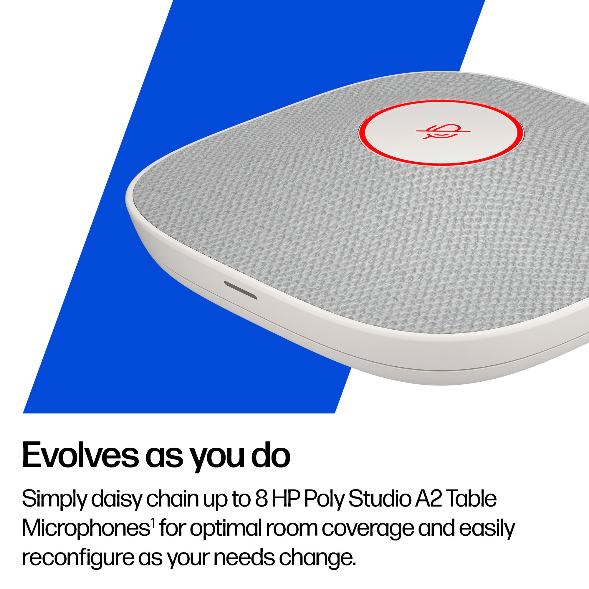HP Poly Studio A2 White Table Microphone HP — view 5