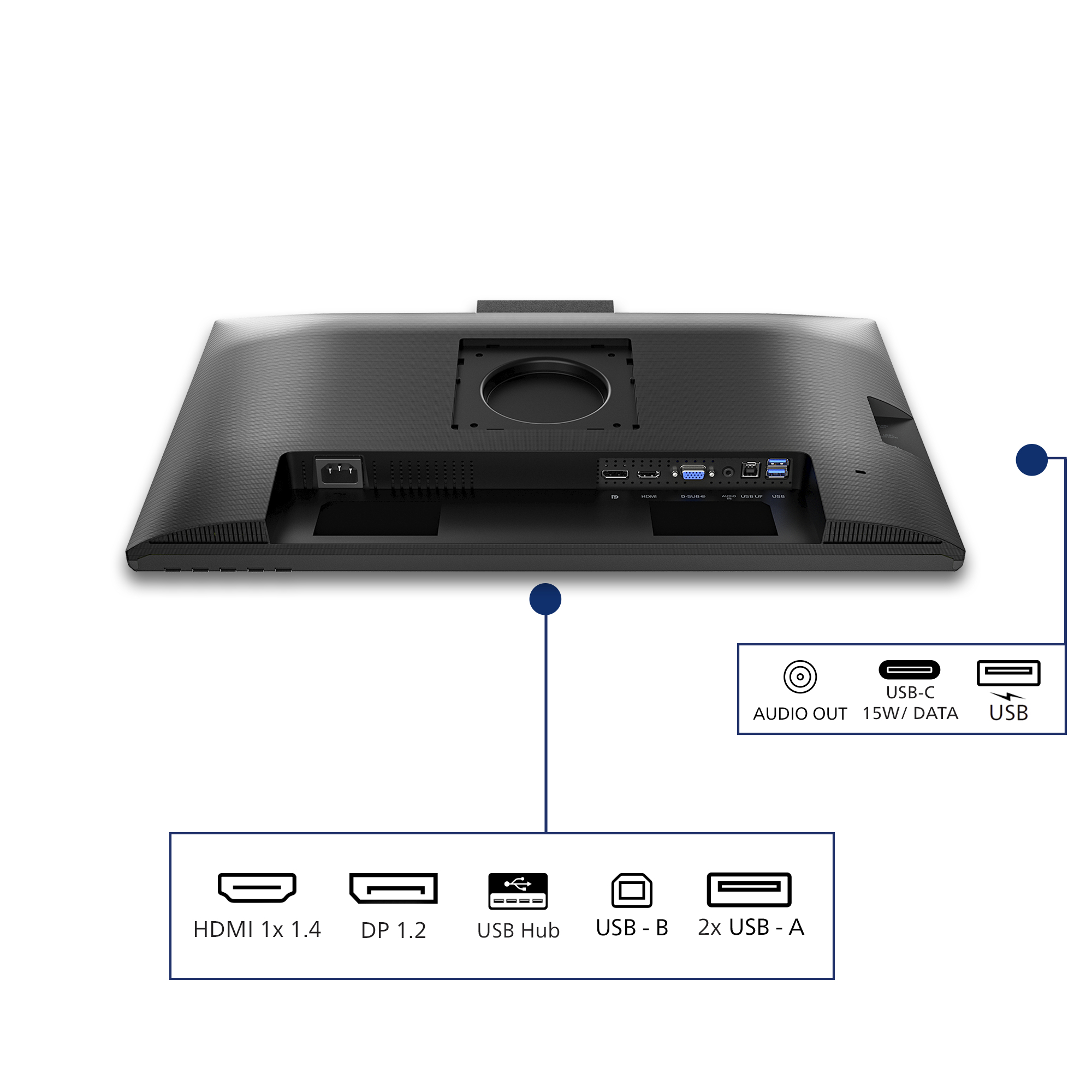 PHILIPS 24in B LINE MONITOR WEBCAM PHILIPS — view 5