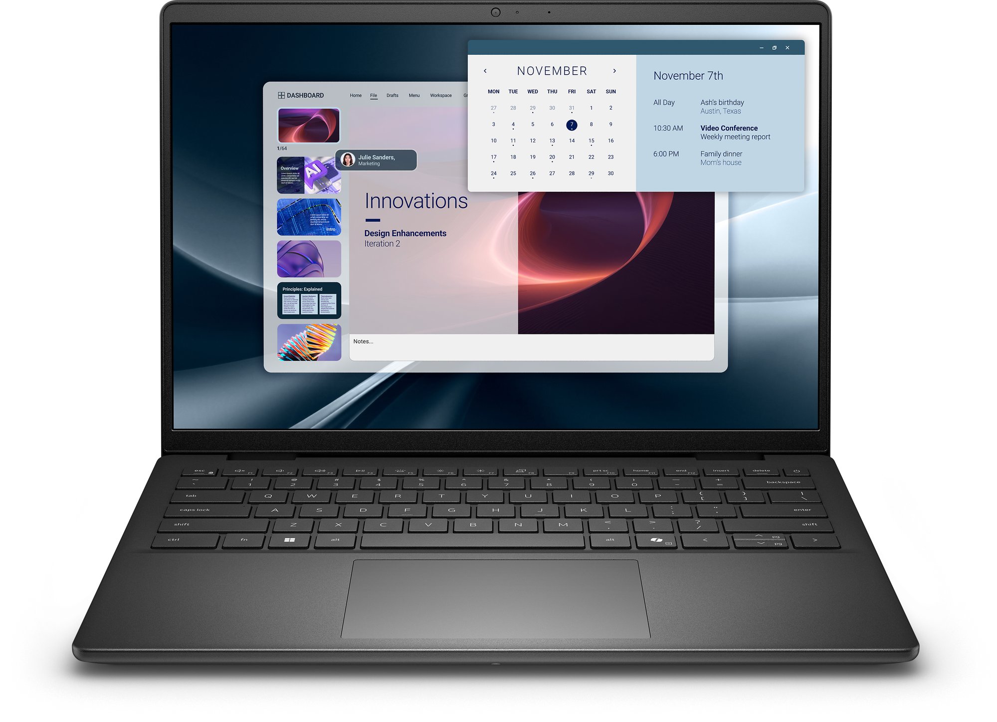DELL PROE 14 AMD7 250 P 16+512GBW11P1YBO DELL — view 2