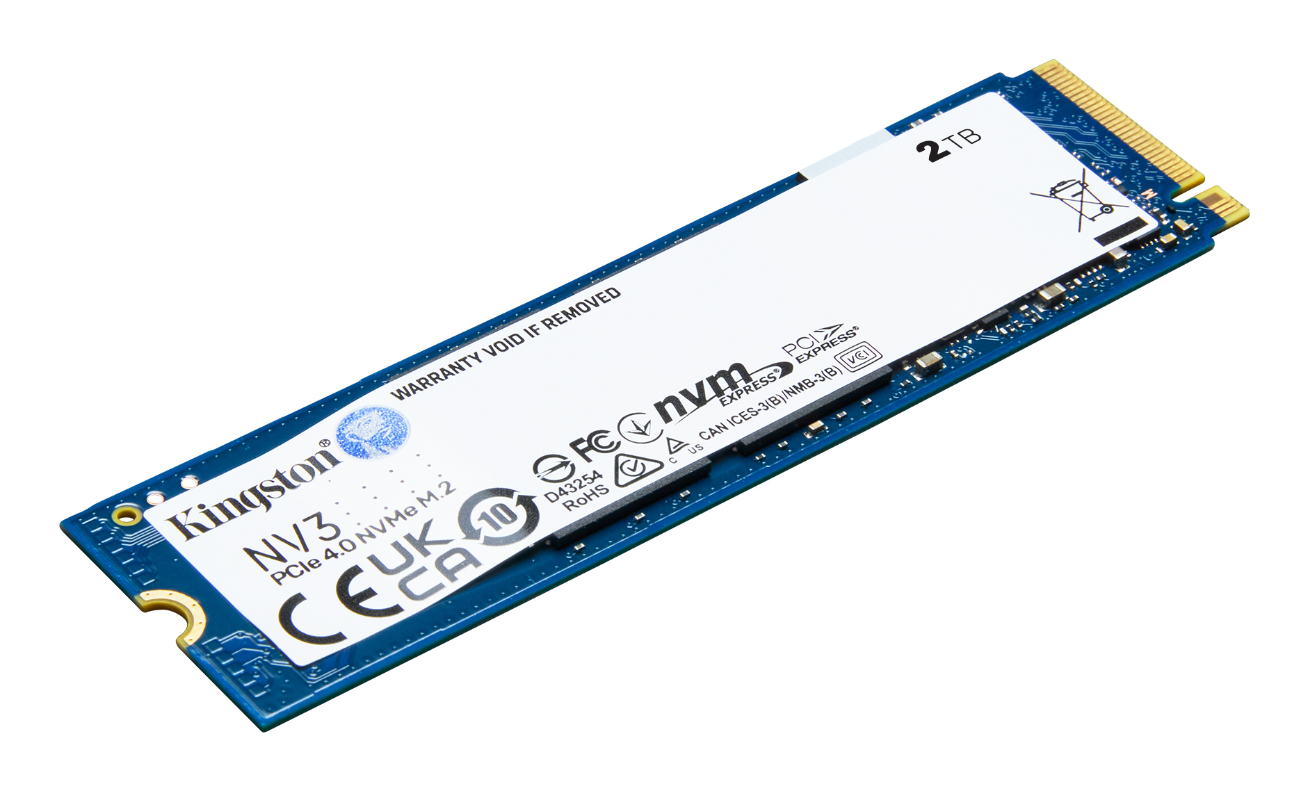 KINGSTON 2000G NV3 M.2 2280 PCIE 4.0 NVME SSD KINGSTON — view 2