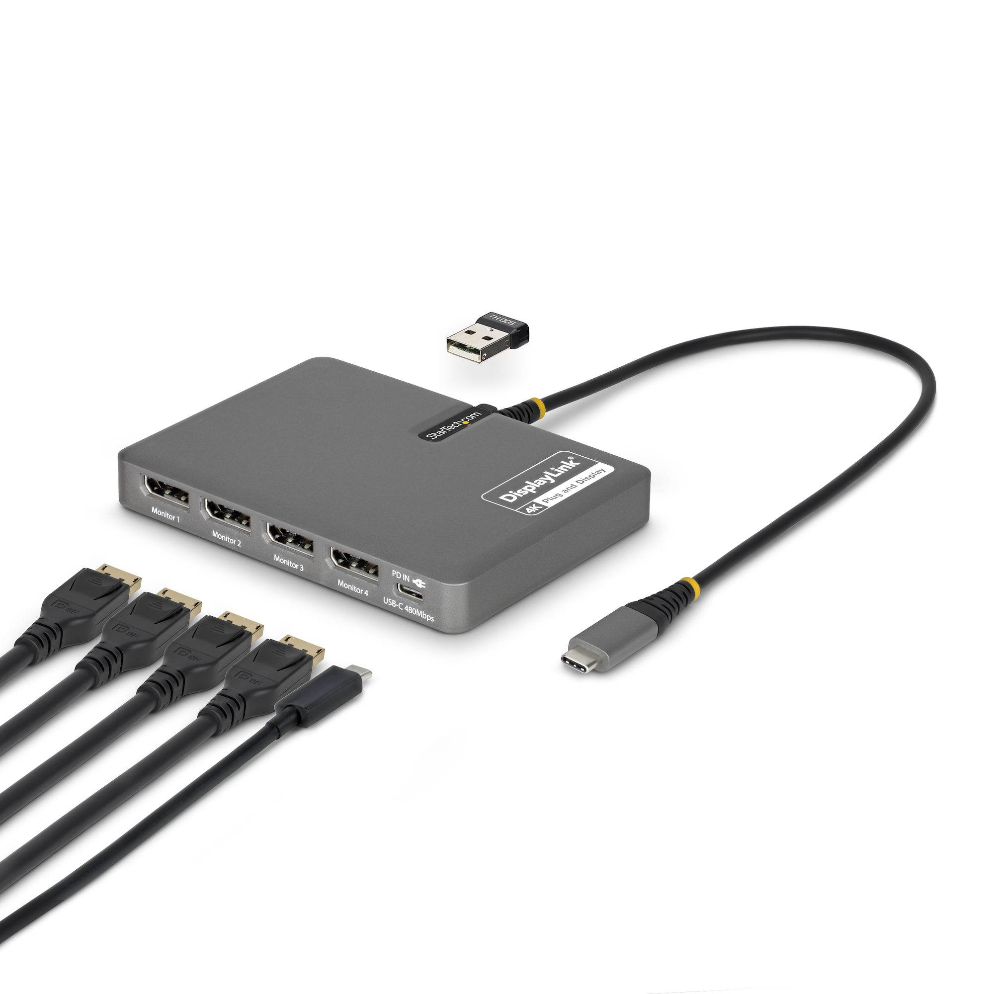 StarTech.com USB-C to Quad DP Adapter StarTech.com — view 2