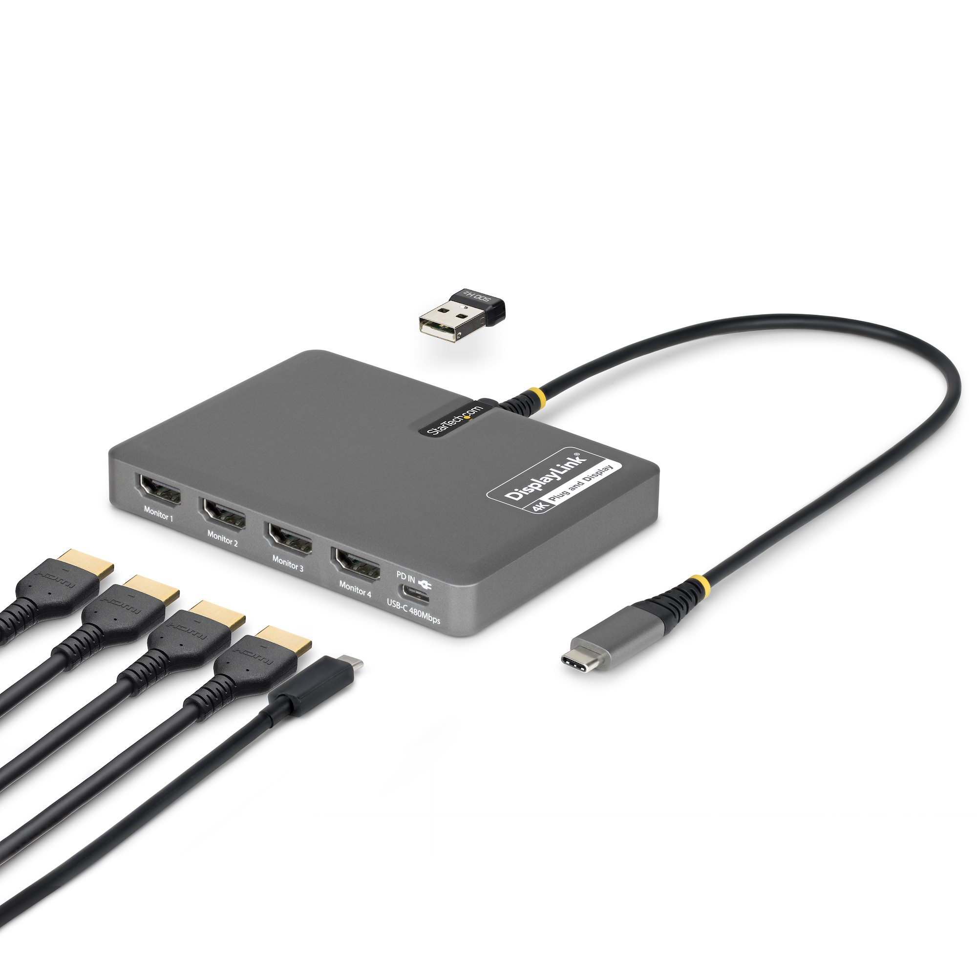 StarTech.com USB-C to Quad HDMI Adapter StarTech.com — view 2