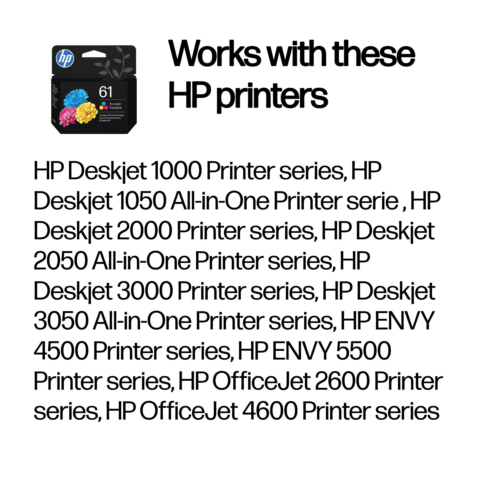 HP 61 Tri-color Original Ink Cartridge HP — view 4