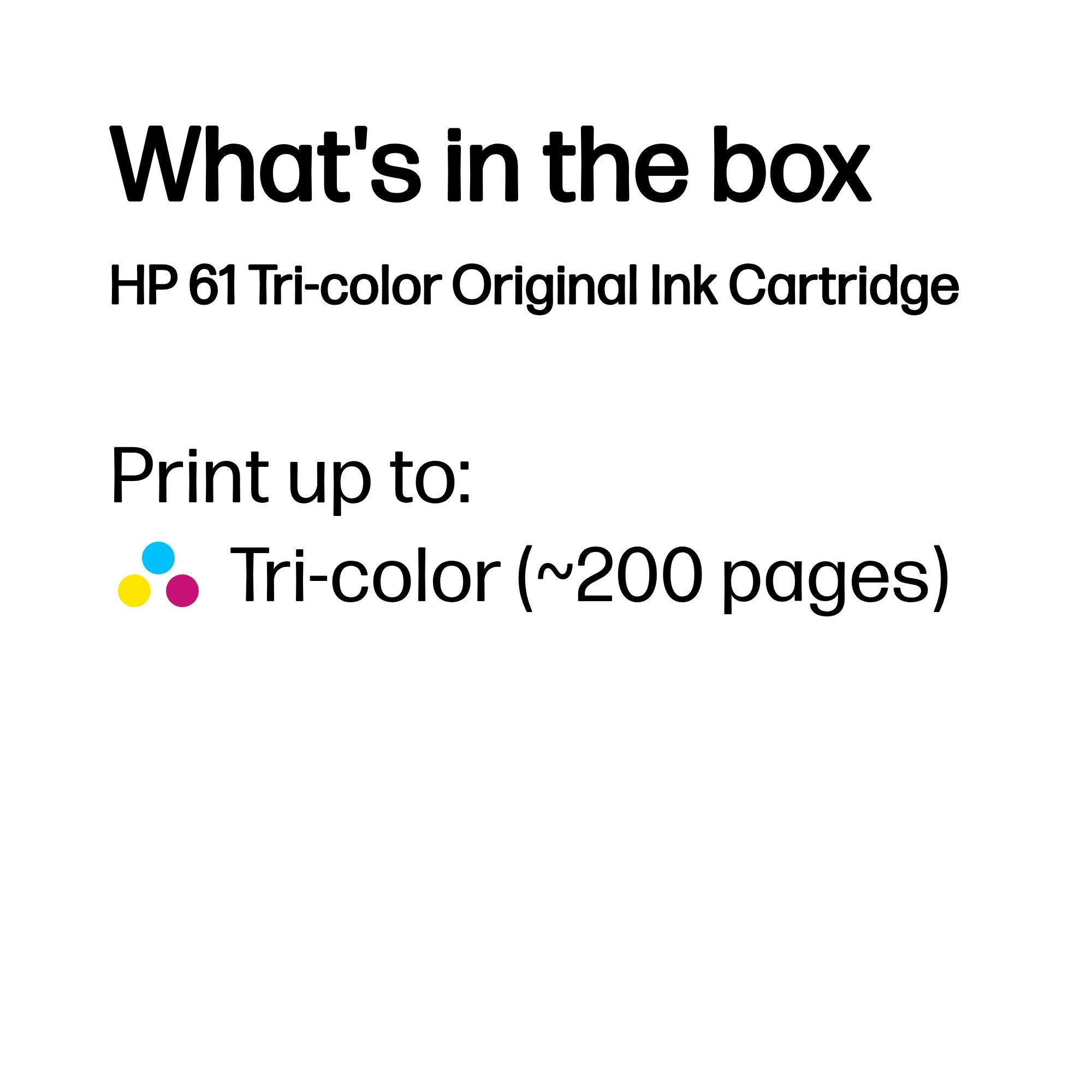 HP 61 Tri-color Original Ink Cartridge HP — view 5