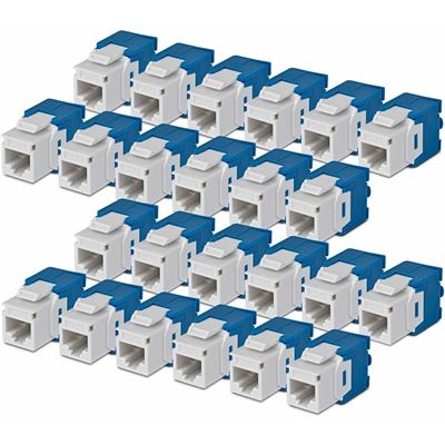 Cat6 Keystone Jack 24-Pack 180-Deg StarTech.com — view 2