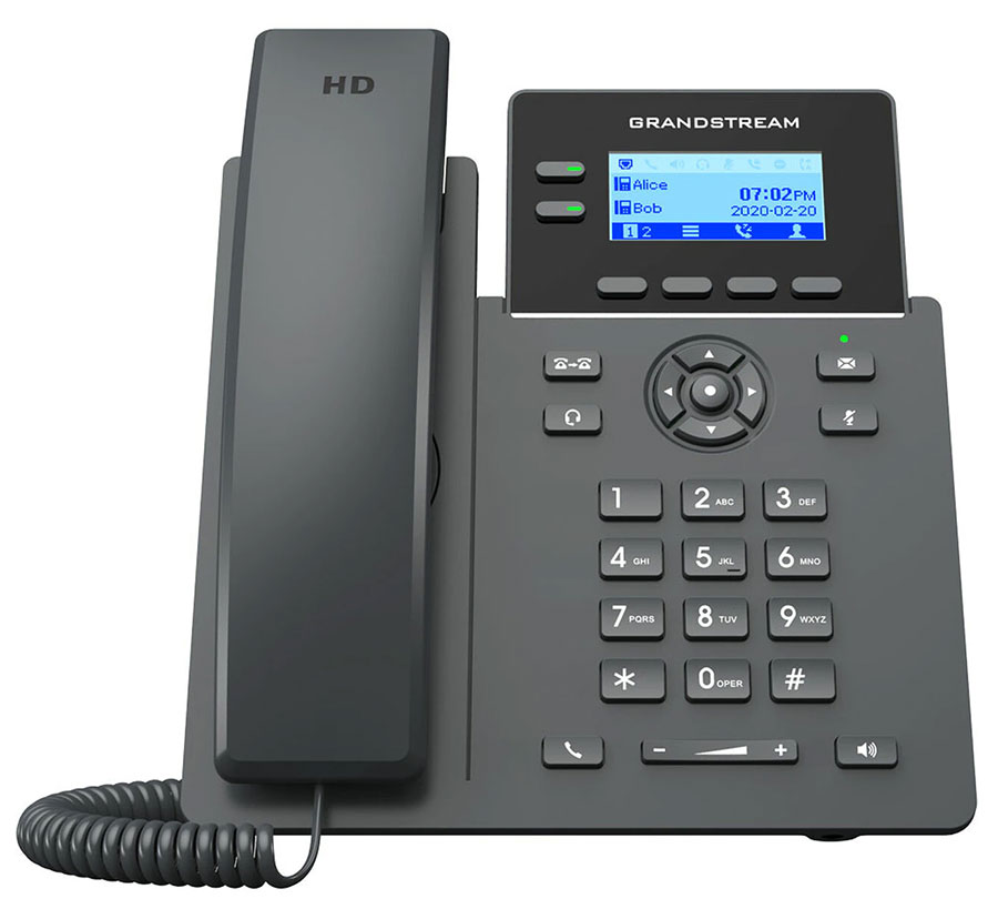GRP2602 IP Phone 2.21"" LCD Screen 2-line Grandstream Networks — view 2