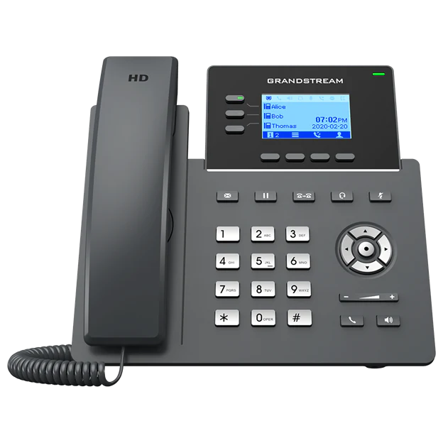 GRP2603P IP Phone 2.98"" LCD Screen 3-line POE # Grandstream Networks — view 2