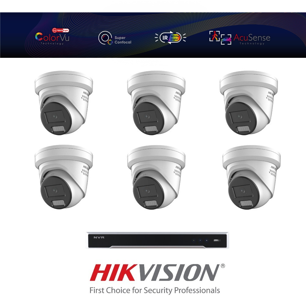 Hikvision HIK6MPCVIPCCTVKIT3 Hikvision — view 2