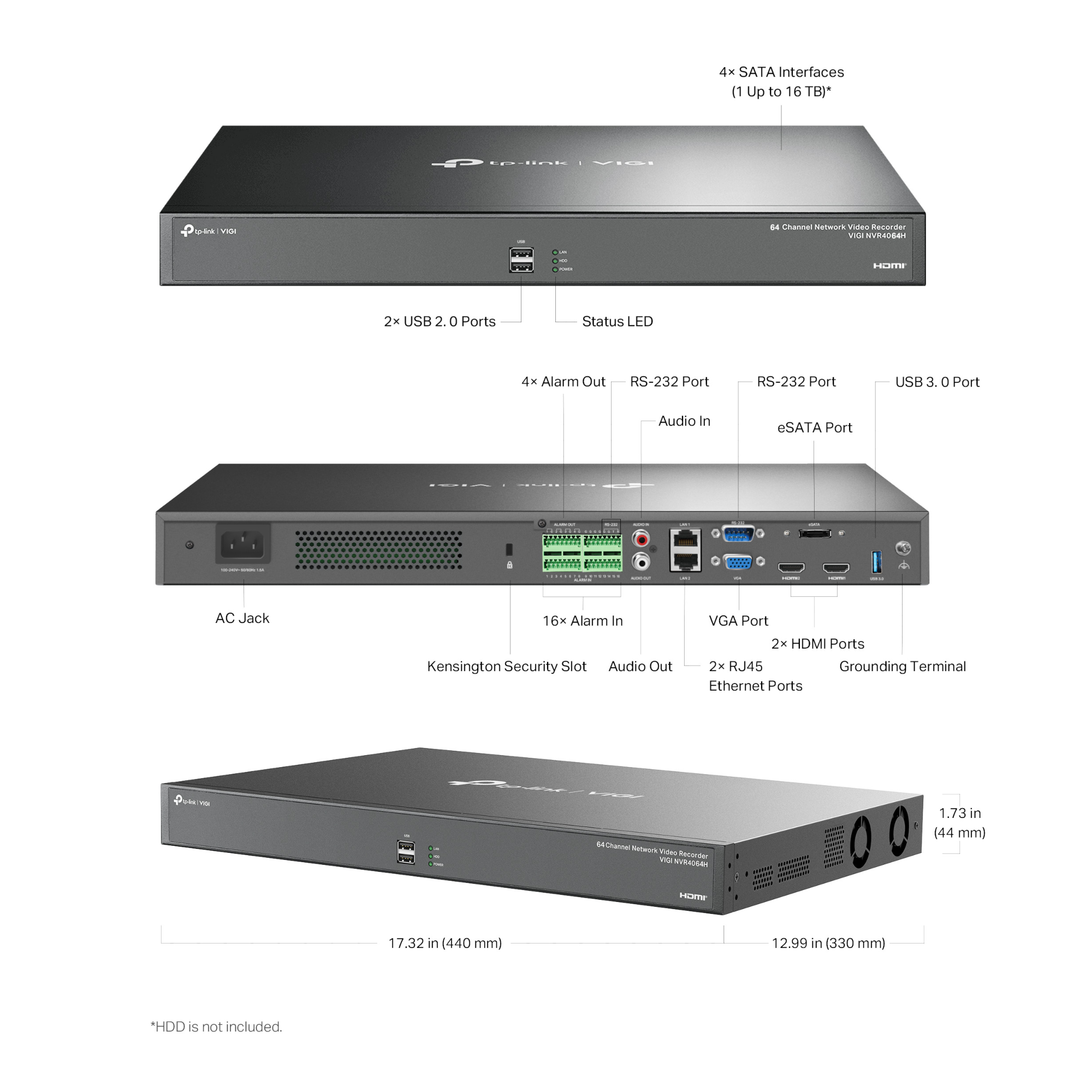 TP-Link VIGI NVR4064H TP-Link — view 5
