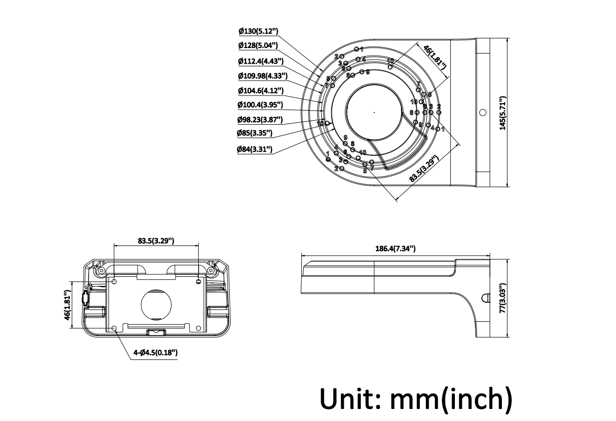 Hikvision DS-220AZJ-145-WA Hikvision — view 3