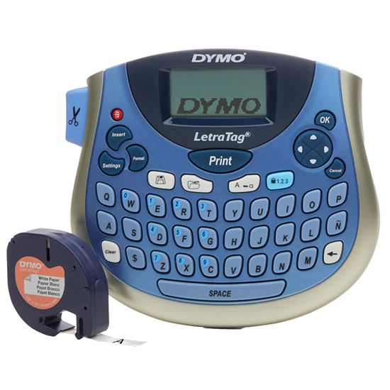 Dymo LetraTag 100T Tabletop labeller  Blue Dymo — view 2