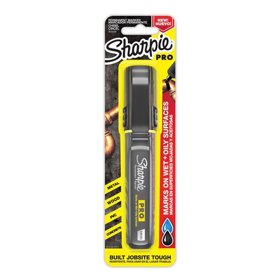 Sharpie Single PRO Permanent Chisel Tip Black Colour Marker. Sharpie — view 2