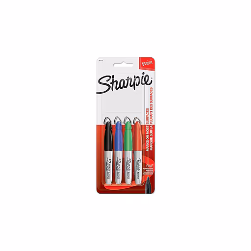 Sharpie  4-Pack Mini Fine Point Permanent Markers. Sharpie — view 2