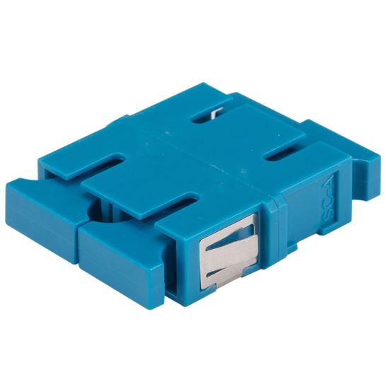 DYNAMIX Adapter SC Duplex SM Blue Flangeless, Zirconia Ceramic Sleeve Dynamix — view 2
