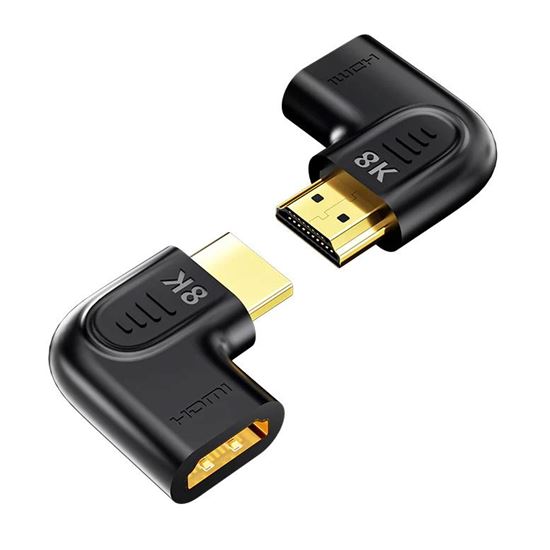 UNITEK 8K HDMI 90 & 270 Degree Vertical Flat  Adapter with Unitek — view 2