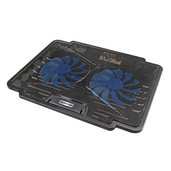Laptop Cooling Pad W/ Silent Fan. Adjust Height Performance 140mm Fans. USB Promate — view 2