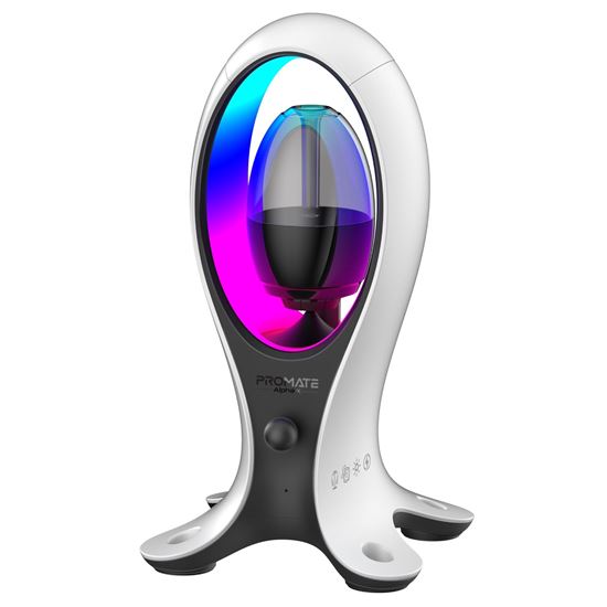 PROMATE 5W Dynamic HiFi RGB Speaker with Headphone Stand & USB Hub. Promate — view 2