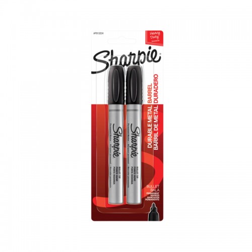 Sharpie  2-Pack Metal Permanent Marker with Durable Bullet Tip. Sharpie — view 2