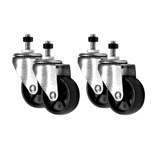 DYNAMIX AV Rack castor kit, 4pcs/ set 90mm High. Dynamix — view 2
