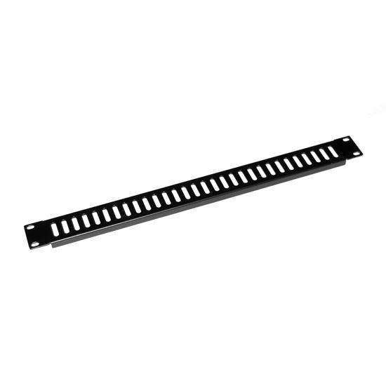 DYNAMIX AV Rack 1RU metal blanking panel with vented holes, with Dynamix — view 2