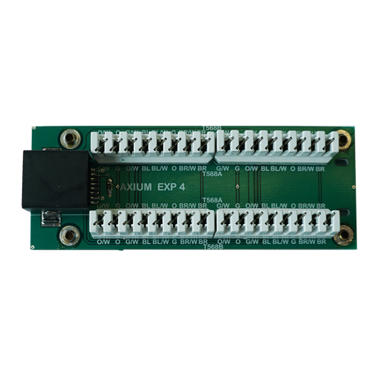 AXIUM IR receiver CatX punchdown expander for connecting 4 remote Axium — view 2